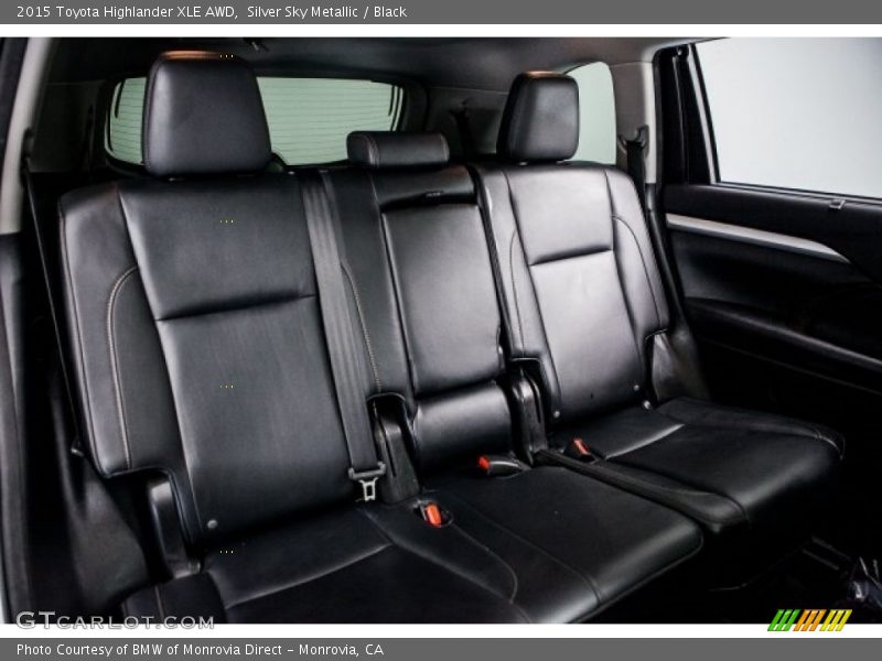 Silver Sky Metallic / Black 2015 Toyota Highlander XLE AWD