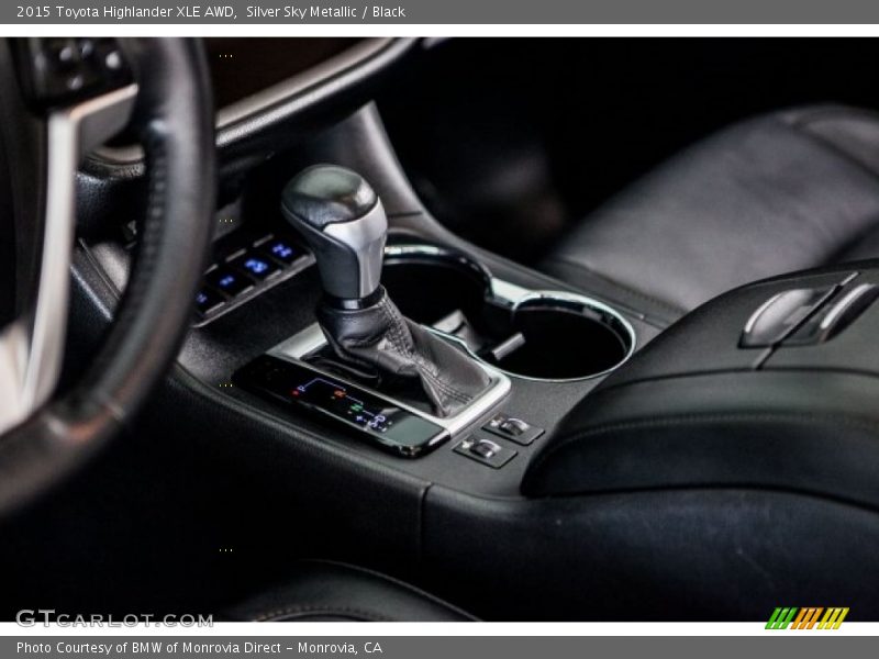 Silver Sky Metallic / Black 2015 Toyota Highlander XLE AWD