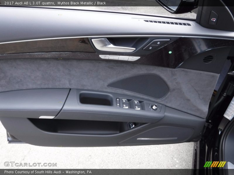 Mythos Black Metallic / Black 2017 Audi A8 L 3.0T quattro