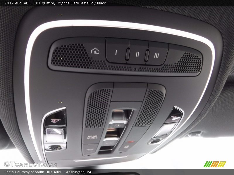 Mythos Black Metallic / Black 2017 Audi A8 L 3.0T quattro