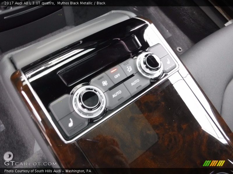 Mythos Black Metallic / Black 2017 Audi A8 L 3.0T quattro