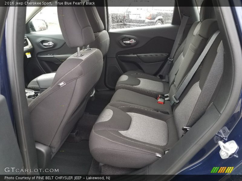 True Blue Pearl / Black 2016 Jeep Cherokee Sport