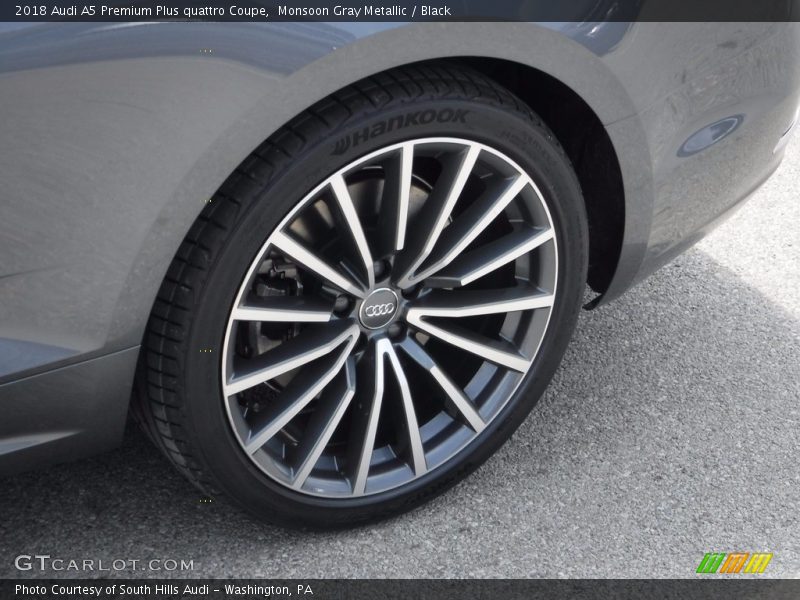 Monsoon Gray Metallic / Black 2018 Audi A5 Premium Plus quattro Coupe