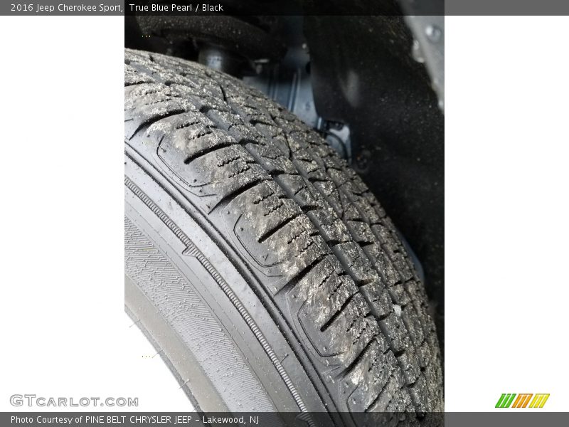 True Blue Pearl / Black 2016 Jeep Cherokee Sport