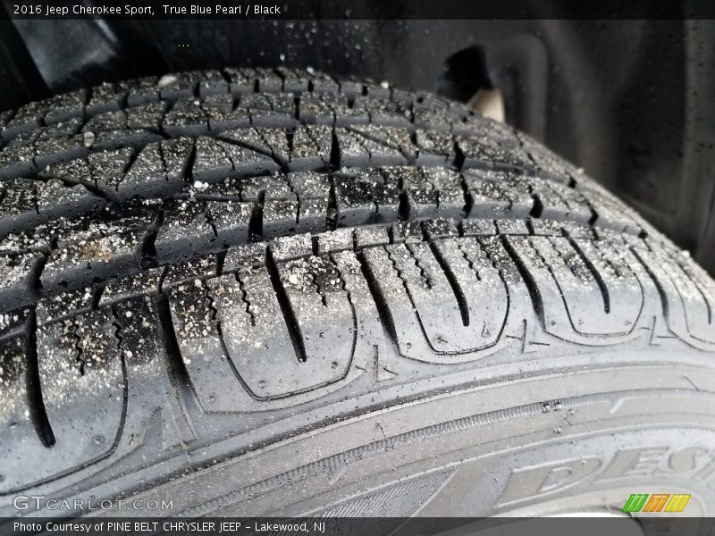 True Blue Pearl / Black 2016 Jeep Cherokee Sport