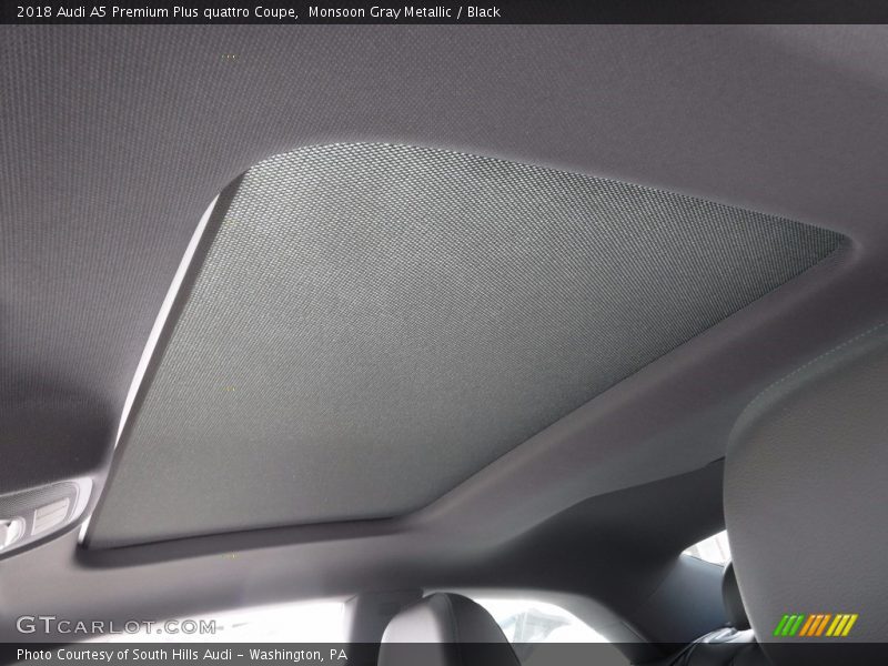 Monsoon Gray Metallic / Black 2018 Audi A5 Premium Plus quattro Coupe
