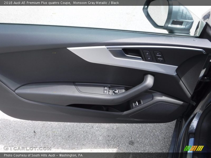 Monsoon Gray Metallic / Black 2018 Audi A5 Premium Plus quattro Coupe