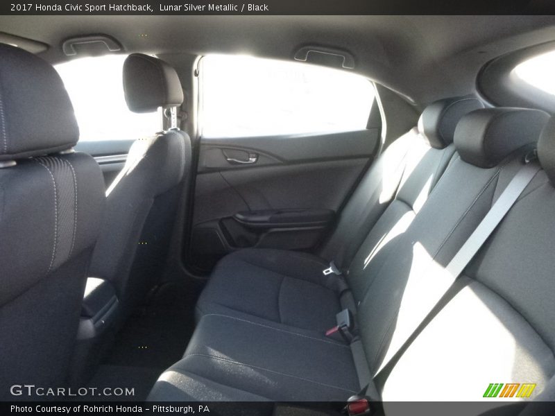 Lunar Silver Metallic / Black 2017 Honda Civic Sport Hatchback