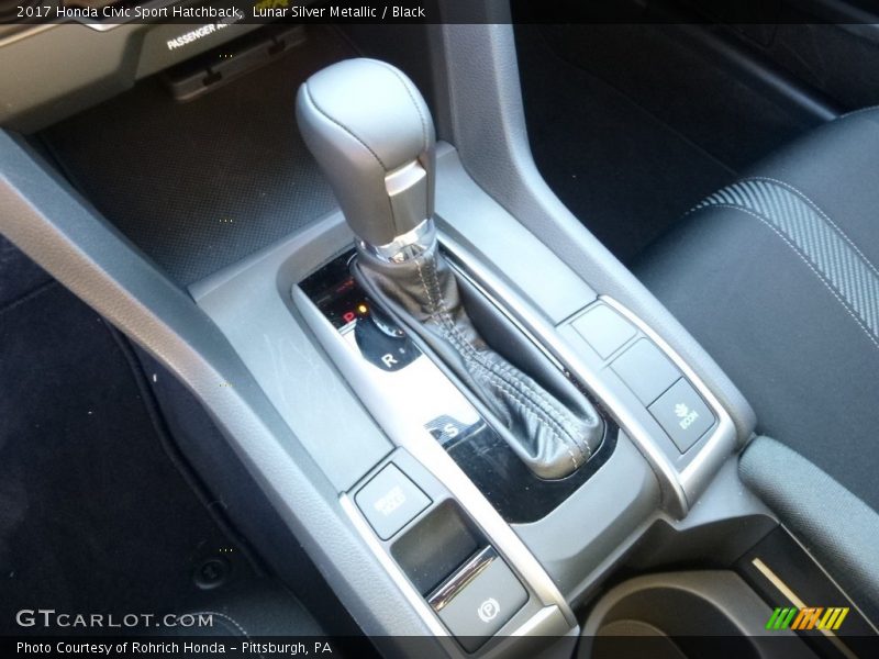 Lunar Silver Metallic / Black 2017 Honda Civic Sport Hatchback