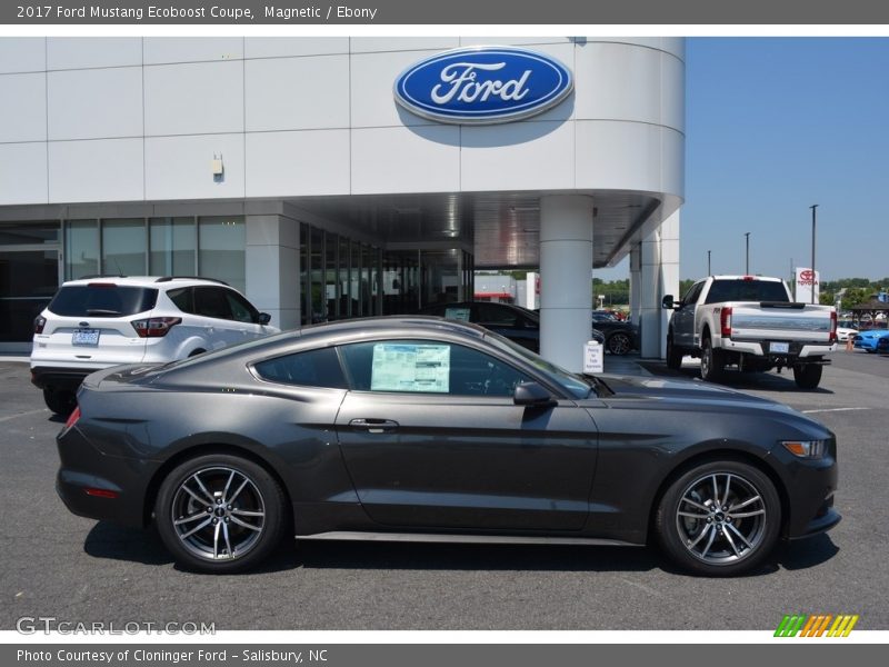 Magnetic / Ebony 2017 Ford Mustang Ecoboost Coupe