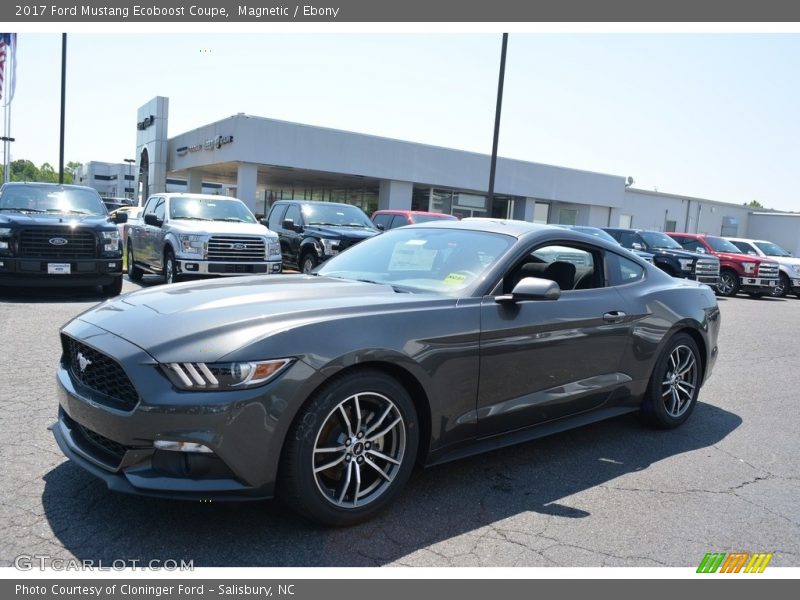 Magnetic / Ebony 2017 Ford Mustang Ecoboost Coupe