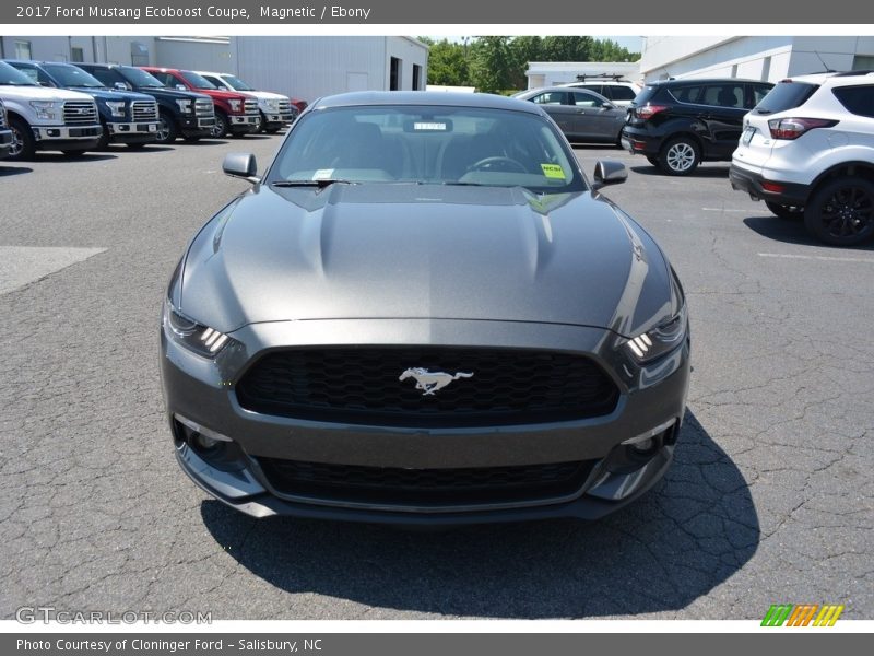 Magnetic / Ebony 2017 Ford Mustang Ecoboost Coupe