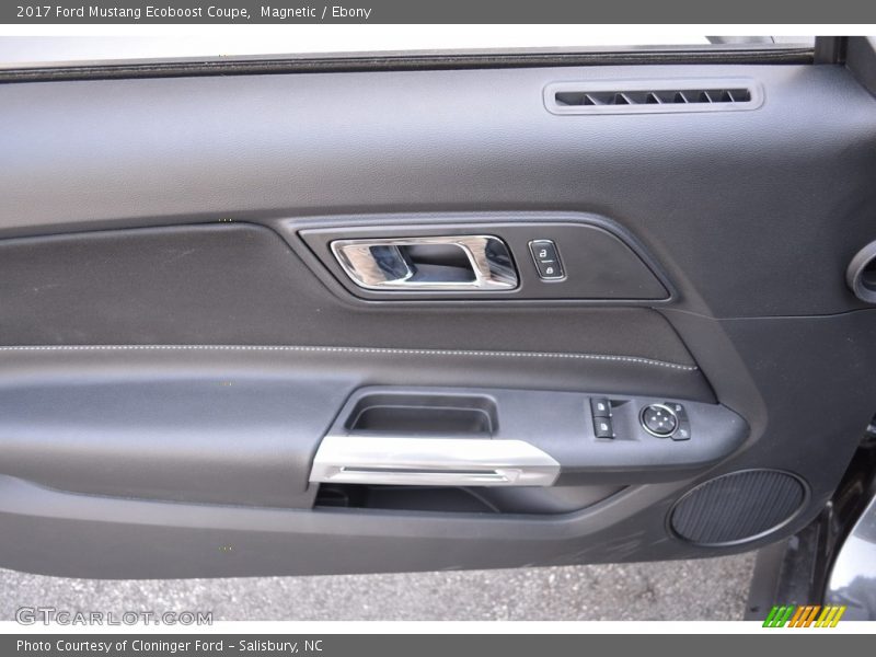 Magnetic / Ebony 2017 Ford Mustang Ecoboost Coupe