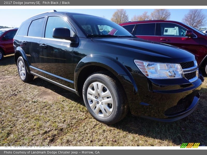 Pitch Black / Black 2017 Dodge Journey SE