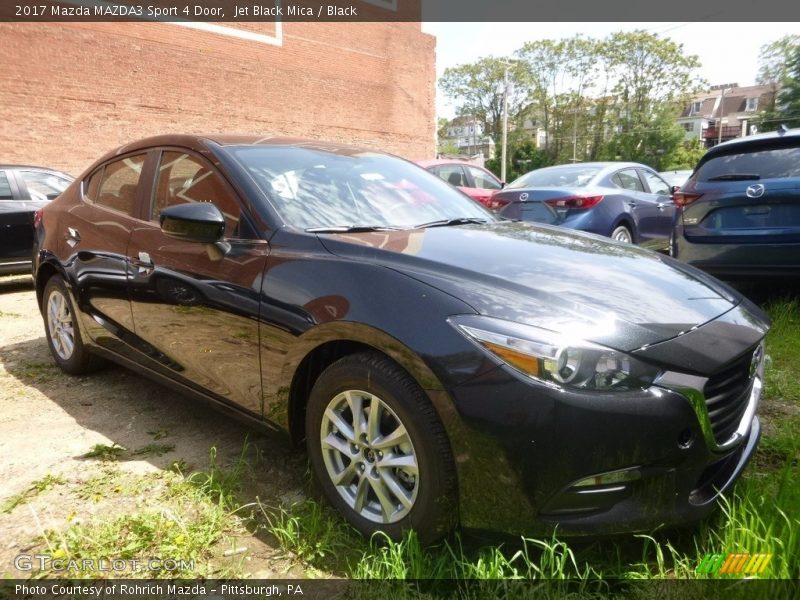 Jet Black Mica / Black 2017 Mazda MAZDA3 Sport 4 Door