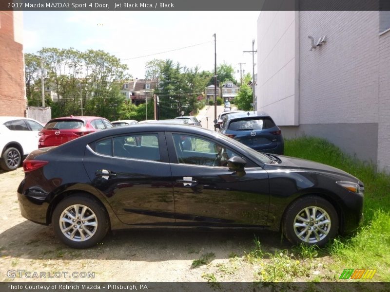 Jet Black Mica / Black 2017 Mazda MAZDA3 Sport 4 Door
