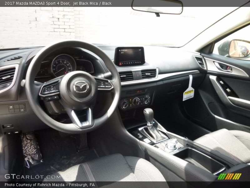 Jet Black Mica / Black 2017 Mazda MAZDA3 Sport 4 Door
