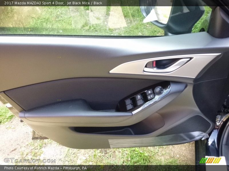 Jet Black Mica / Black 2017 Mazda MAZDA3 Sport 4 Door