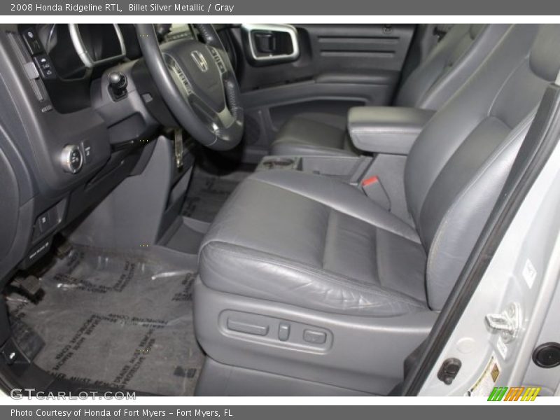 Billet Silver Metallic / Gray 2008 Honda Ridgeline RTL