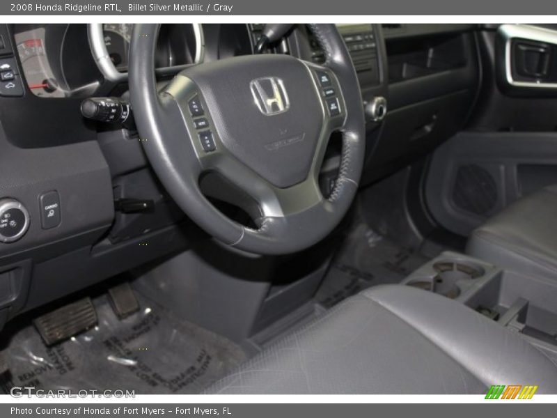 Billet Silver Metallic / Gray 2008 Honda Ridgeline RTL