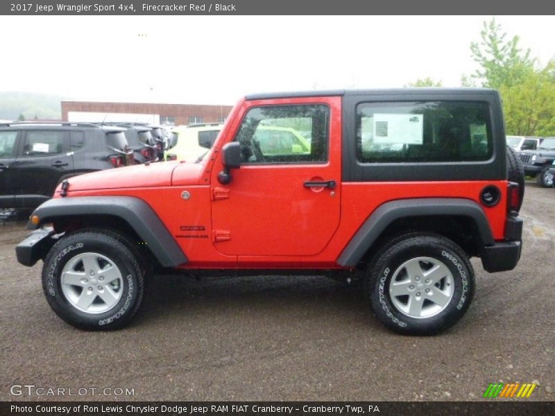 Firecracker Red / Black 2017 Jeep Wrangler Sport 4x4