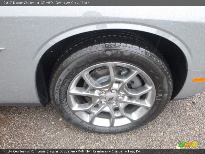 Destroyer Grey / Black 2017 Dodge Challenger GT AWD