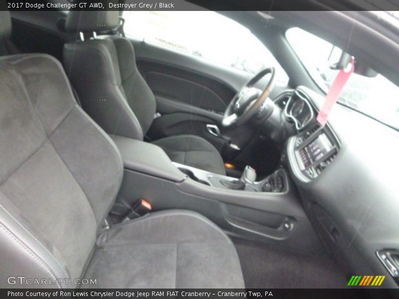 Destroyer Grey / Black 2017 Dodge Challenger GT AWD