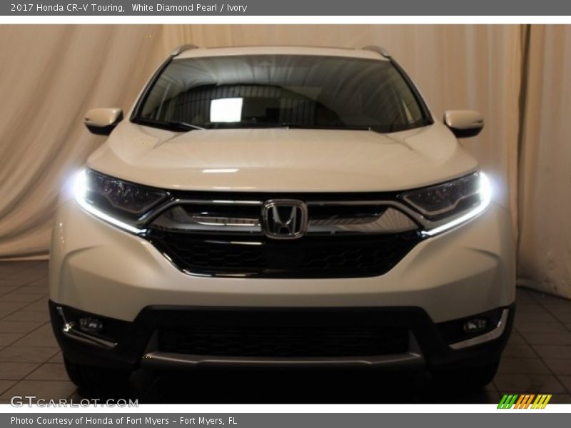 White Diamond Pearl / Ivory 2017 Honda CR-V Touring