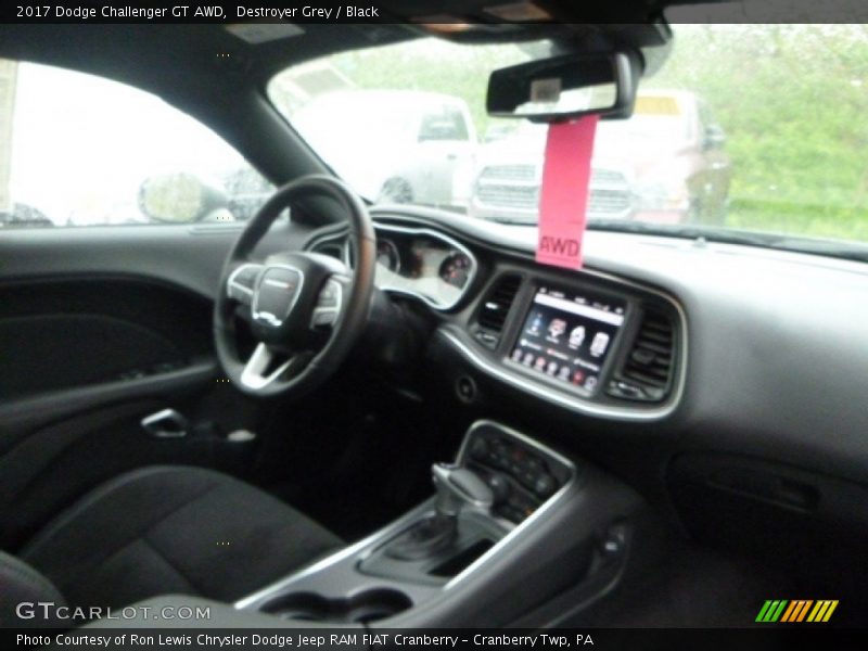 Destroyer Grey / Black 2017 Dodge Challenger GT AWD