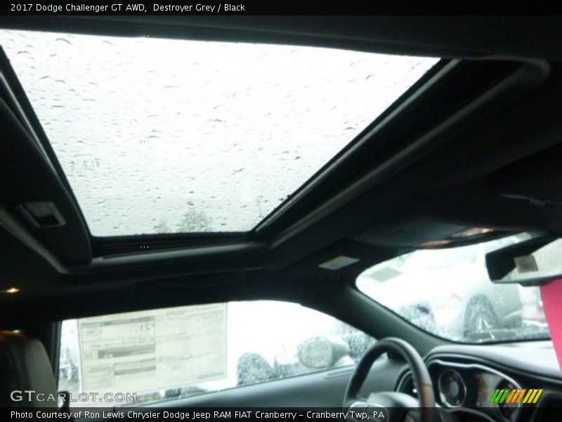 Destroyer Grey / Black 2017 Dodge Challenger GT AWD