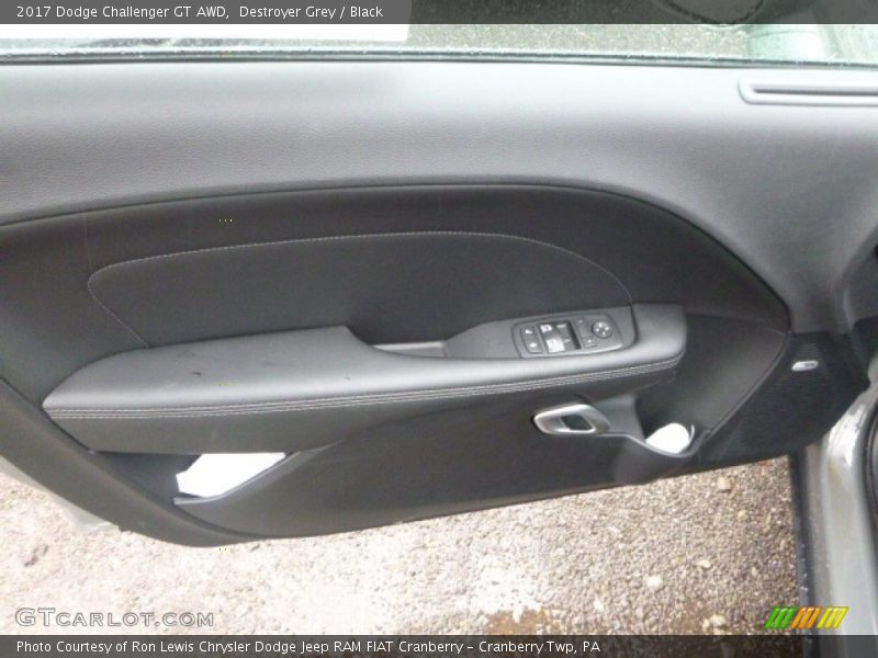 Destroyer Grey / Black 2017 Dodge Challenger GT AWD