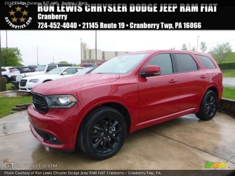 Redline / Black 2017 Dodge Durango R/T AWD