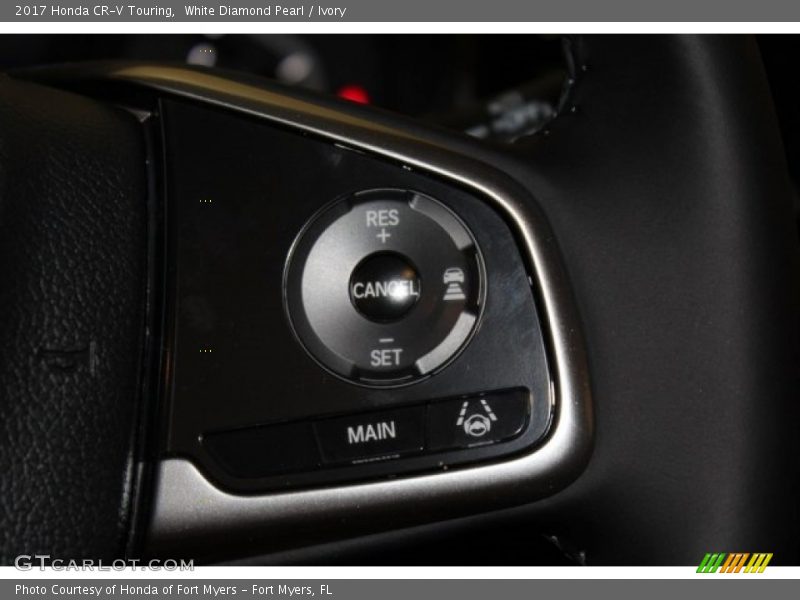 White Diamond Pearl / Ivory 2017 Honda CR-V Touring