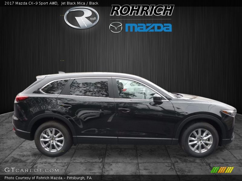 Jet Black Mica / Black 2017 Mazda CX-9 Sport AWD