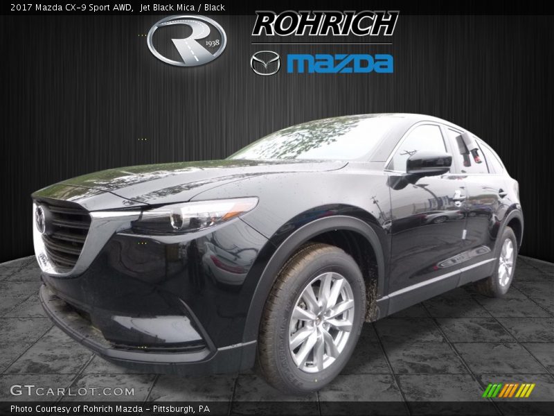 Jet Black Mica / Black 2017 Mazda CX-9 Sport AWD