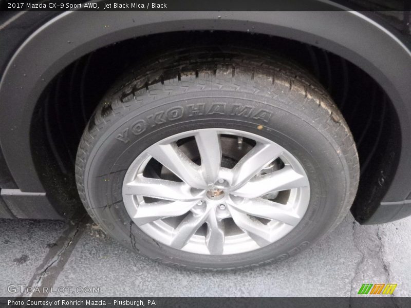 Jet Black Mica / Black 2017 Mazda CX-9 Sport AWD