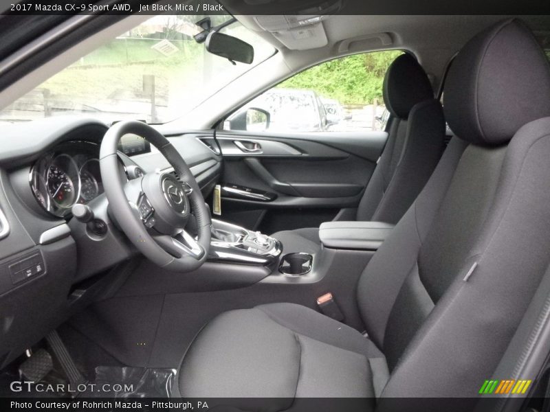 Jet Black Mica / Black 2017 Mazda CX-9 Sport AWD