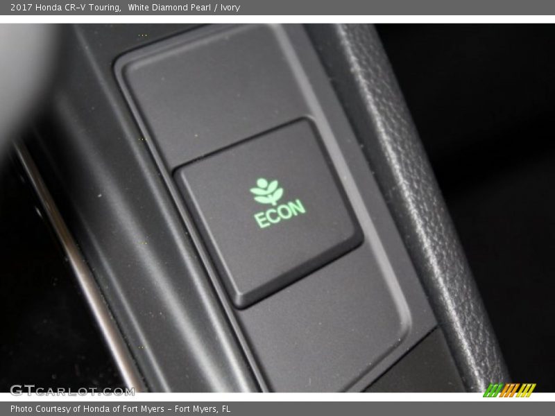 White Diamond Pearl / Ivory 2017 Honda CR-V Touring