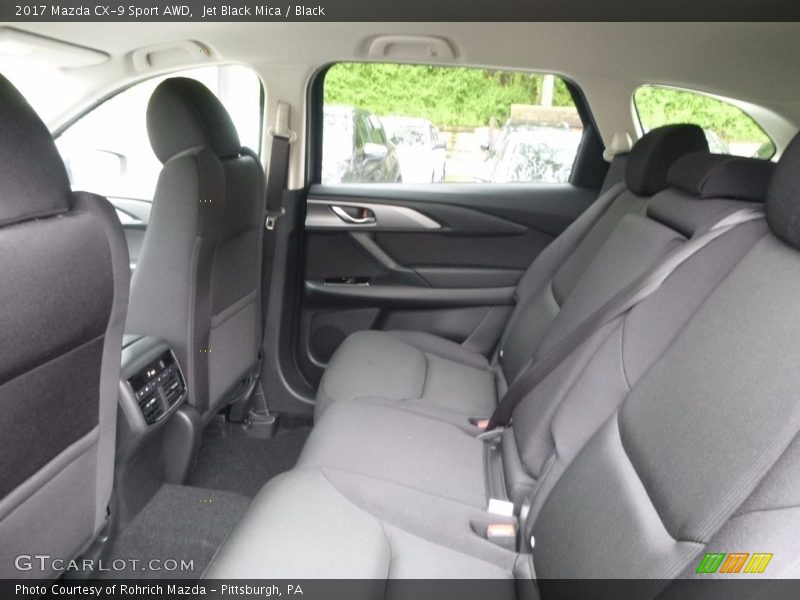 Jet Black Mica / Black 2017 Mazda CX-9 Sport AWD