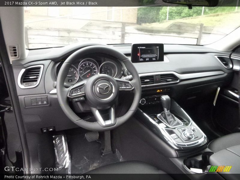 Jet Black Mica / Black 2017 Mazda CX-9 Sport AWD