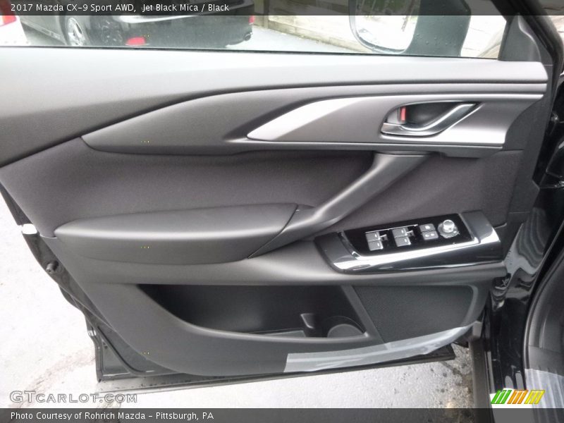 Jet Black Mica / Black 2017 Mazda CX-9 Sport AWD