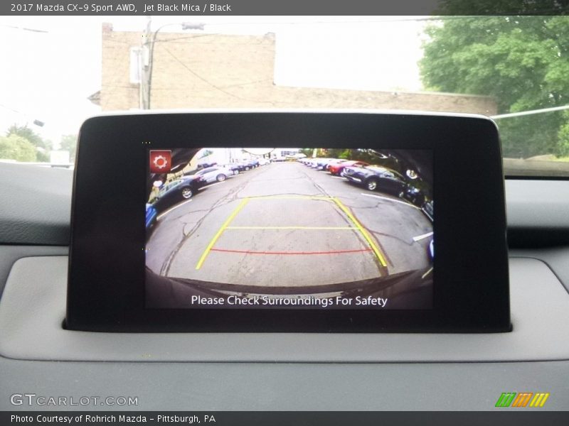 Jet Black Mica / Black 2017 Mazda CX-9 Sport AWD