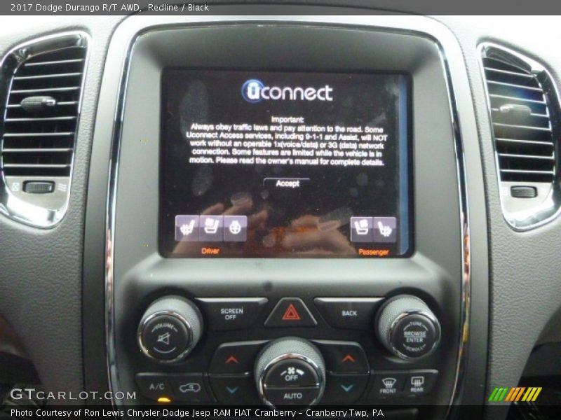 Redline / Black 2017 Dodge Durango R/T AWD