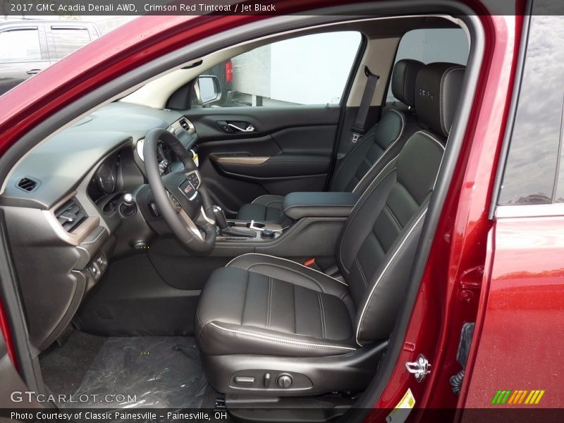 Crimson Red Tintcoat / Jet Black 2017 GMC Acadia Denali AWD