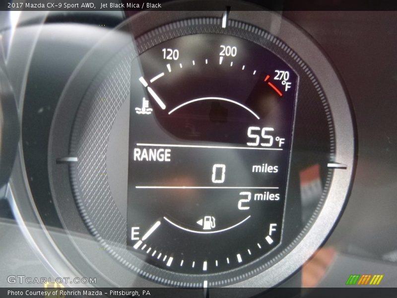 Jet Black Mica / Black 2017 Mazda CX-9 Sport AWD