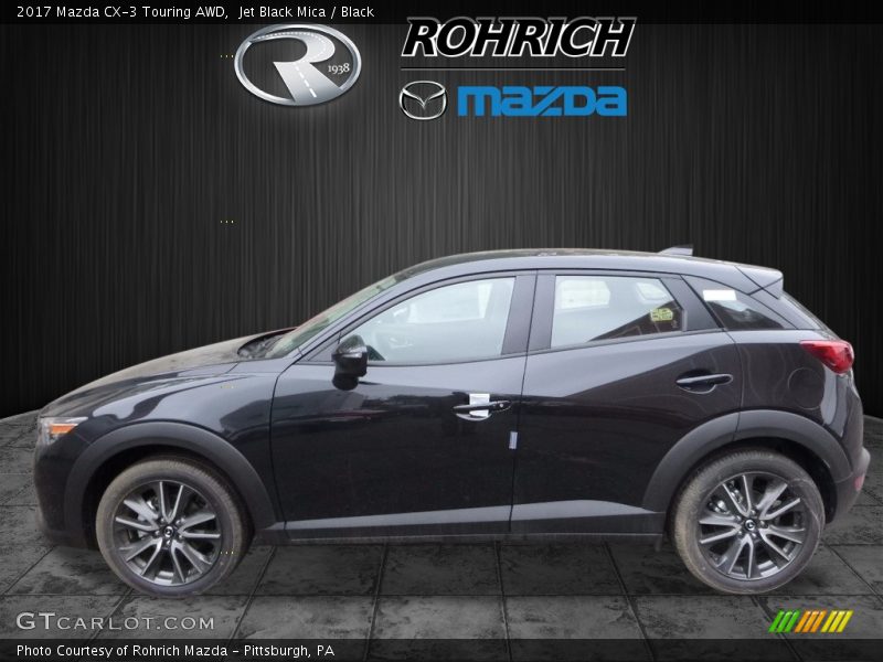 Jet Black Mica / Black 2017 Mazda CX-3 Touring AWD