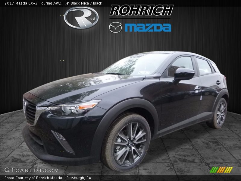 Jet Black Mica / Black 2017 Mazda CX-3 Touring AWD