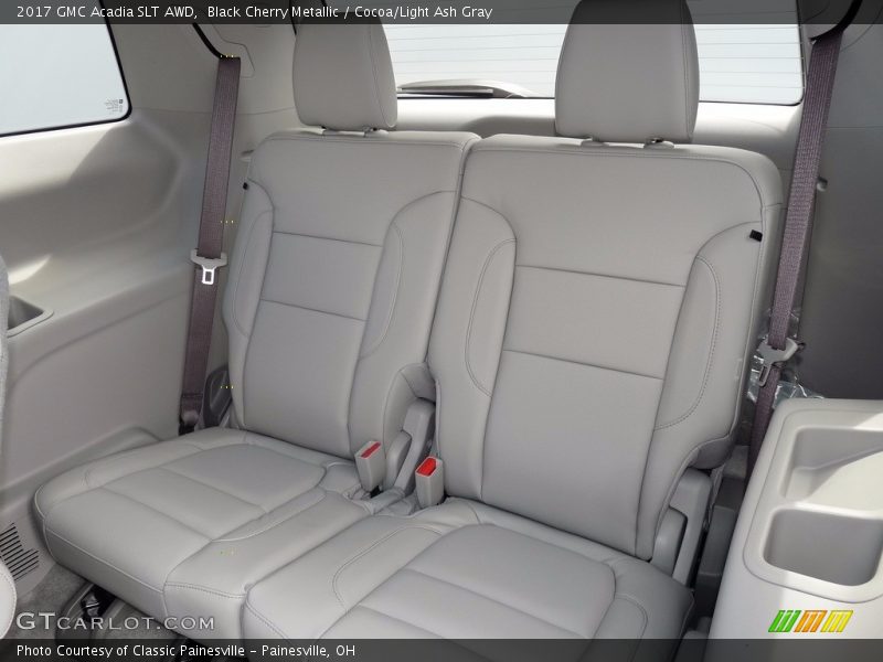 Black Cherry Metallic / Cocoa/Light Ash Gray 2017 GMC Acadia SLT AWD