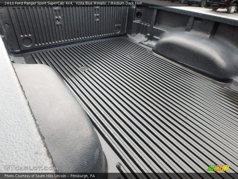 Vista Blue Metallic / Medium Dark Flint 2011 Ford Ranger Sport SuperCab 4x4