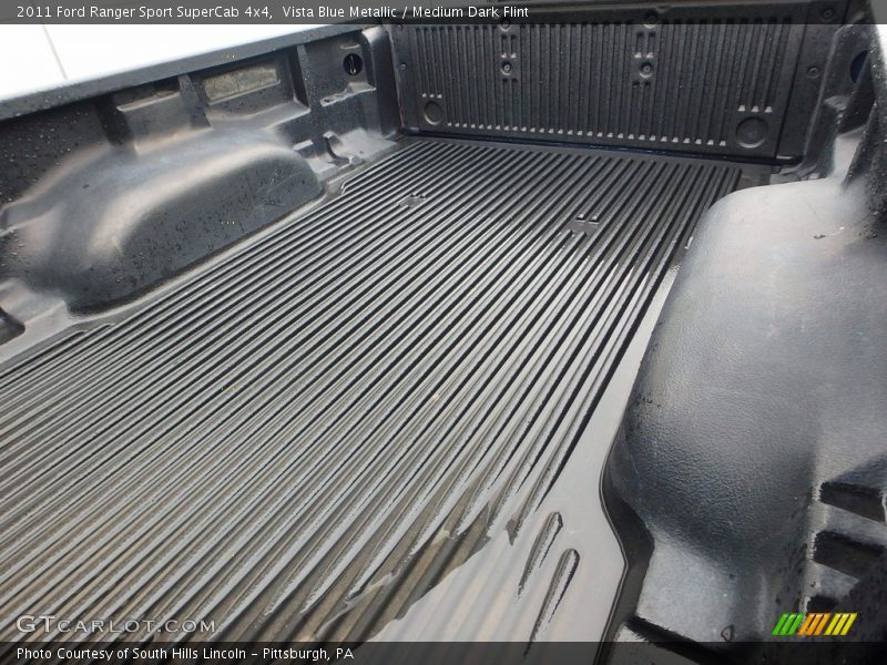 Vista Blue Metallic / Medium Dark Flint 2011 Ford Ranger Sport SuperCab 4x4